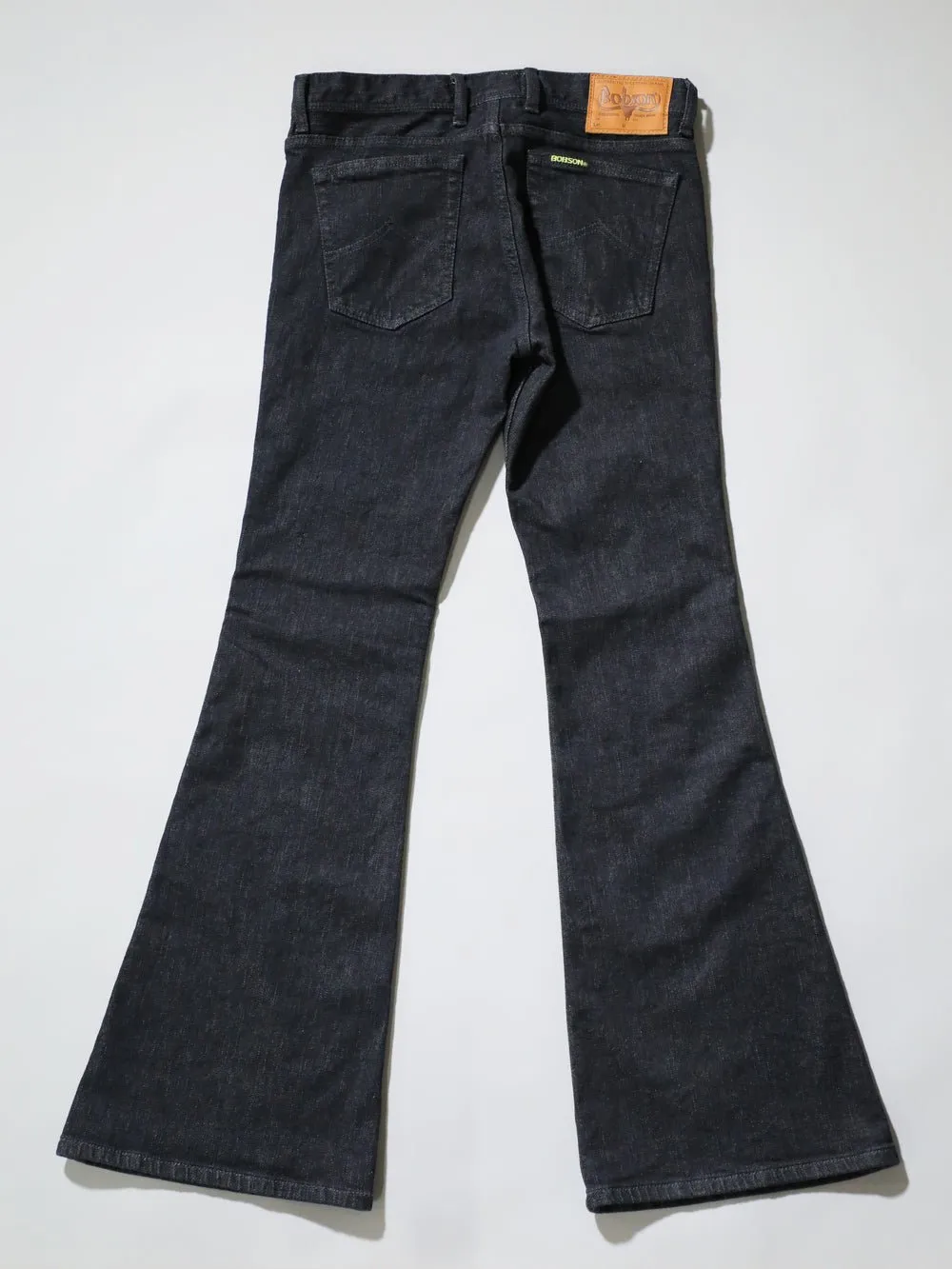 Zimbabwe Cotton Bell Bottom Jeans Black Color Denim/Unisex